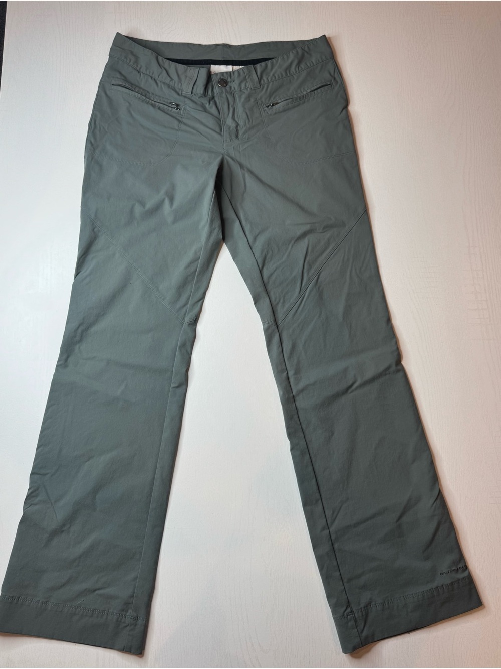Columbia Gray Technical Hiking Pants Size 10 Regular